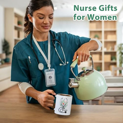 YHRJWN Nurse Gifts for Women Appreciation | Ceramic Coffee Mug | 11 OZ
