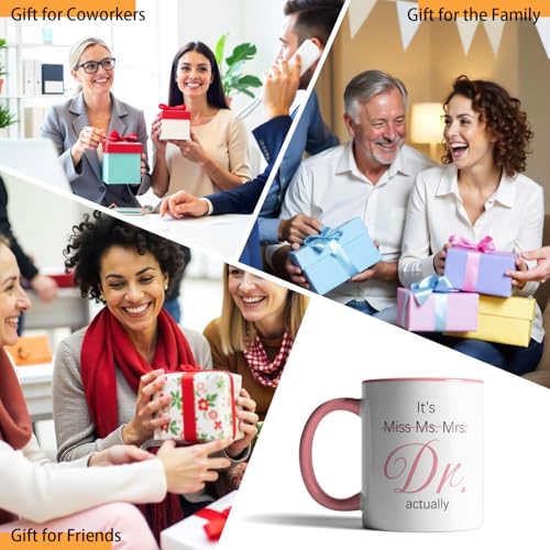It s Miss Ms Mrs Dr Actually Funny Double | Ceramic Coffee Mug | 11 OZ