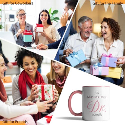 It s Miss Ms Mrs Dr Actually Funny Double | Ceramic Coffee Mug | 11 OZ