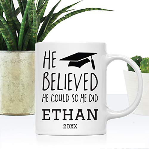 Personalized Custom Graduation Gift He | Customised Coffee Mug | 11 OZ