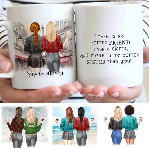 Personalized Sister Birthday Gifts Mother s | Customised Coffee Mug | 11 OZ