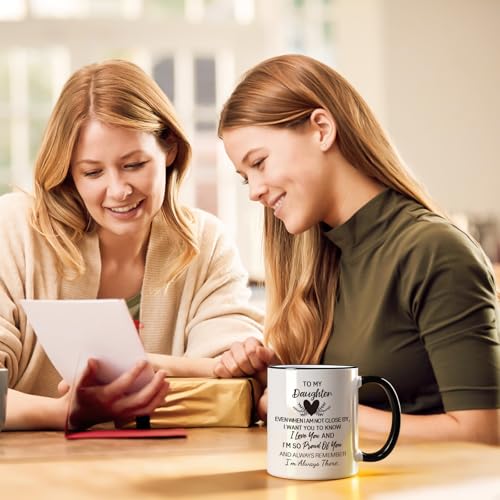Daughter Gifts from Mom Dad Mothers Day for | Ceramic Coffee Mug | 11 OZ