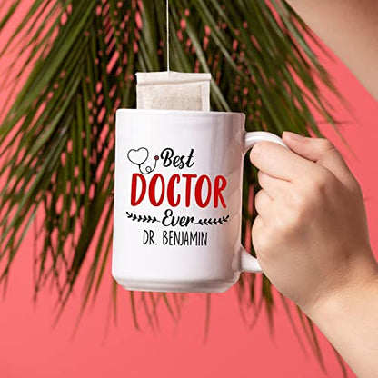 Personalized Doctor With Name Customized | Customised Coffee Mug | 11 OZ