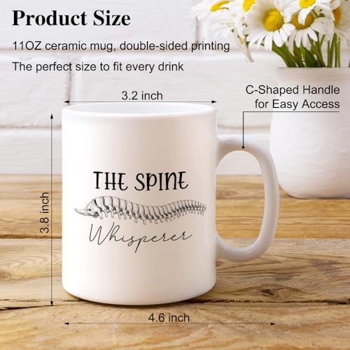 XQLZY The Spine Whisperer Funny Chiropractor | Ceramic Coffee Mug | 11 OZ