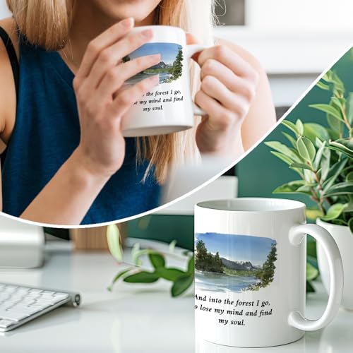 RZHV And Into The Forest I Go To Lose My Mind | Ceramic Coffee Mug | 11 OZ