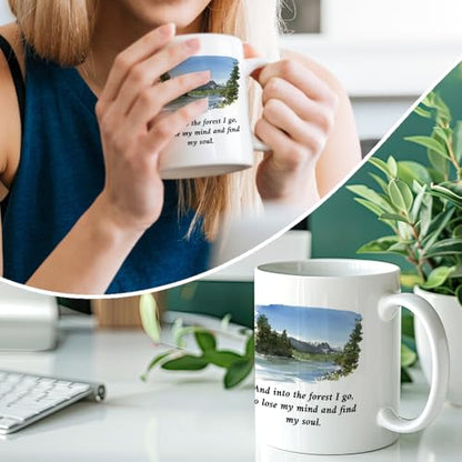 RZHV And Into The Forest I Go To Lose My Mind | Ceramic Coffee Mug | 11 OZ