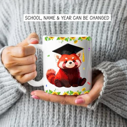Personalized Graduation Panda Accent Custom | Customised Coffee Mug | 11 OZ