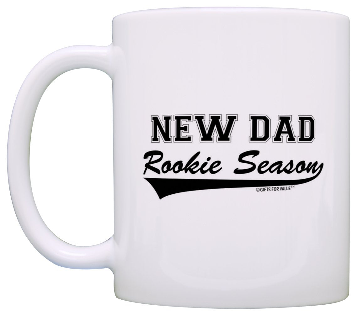 Dad to Be For Men New Dad Rookie Season First Time Father | Ceramic Coffee Mug | Father's Day Gift | Stylish Printed Design | Tea & Coffee Cup | 11oz