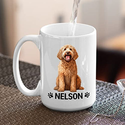 Personalized Goldendoodle Customized Name | Customised Coffee Mug | 11 OZ