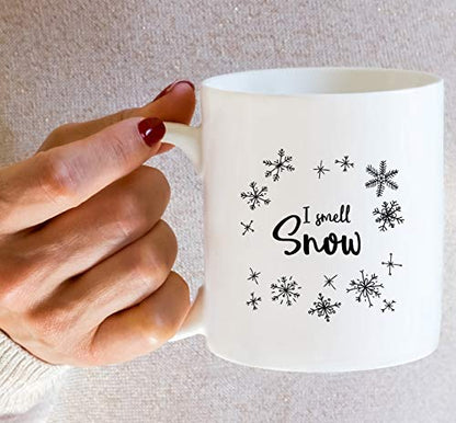 Funny I Smell Snow Christmas Season Sarcasm | Ceramic Coffee Mug | 11 OZ