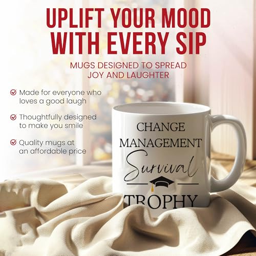 Change Management Graduation Organizational | Ceramic Coffee Mug | 11 OZ