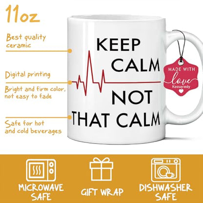 Keep Calm Not That Nurse Gifts Funny Gift for | Ceramic Coffee Mug | 11 OZ