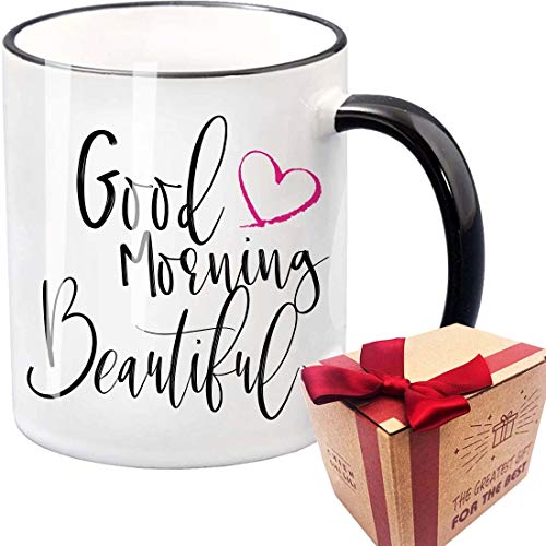 Novelty Good Morning Beautiful Wedding | Ceramic Coffee Mug | 11 OZ