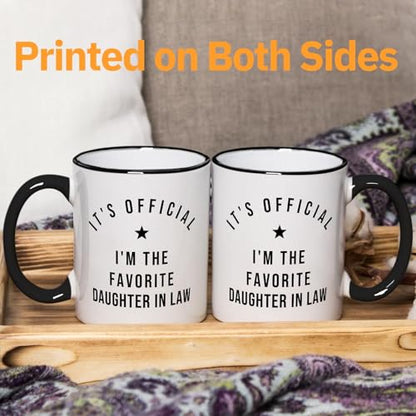 Daughter in Law Mothers Day Gifts Birthday | Ceramic Coffee Mug | 11 OZ