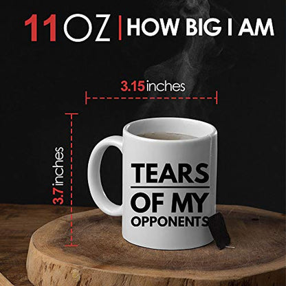 Lawyer Tears of My Opponents Funny Attorney | Ceramic Coffee Mug | 11 OZ