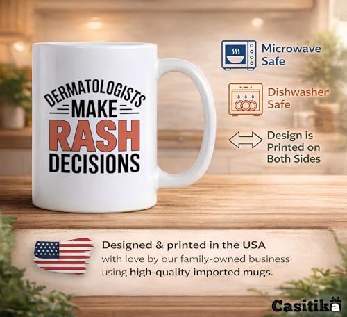 Dermatology Gift for Skincare Professionals | Ceramic Coffee Mug | 11 OZ