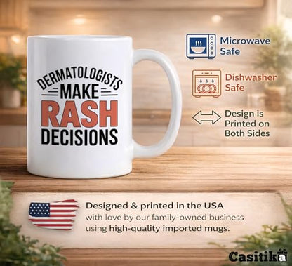Dermatology Gift for Skincare Professionals | Ceramic Coffee Mug | 11 OZ