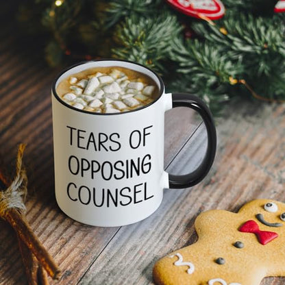 Maustic Lawyer Gifts for Men Women Tears of | Ceramic Coffee Mug | 11 OZ