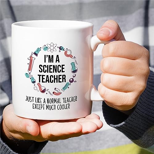 Funny Science Teacher Gift Cool STEM Thank-you | Ceramic Coffee Mug | 11 OZ