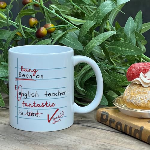 Funny English Teacher Appreciation Gifts | Ceramic Coffee Mug | 11 OZ