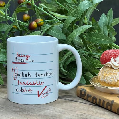 Funny English Teacher Appreciation Gifts | Ceramic Coffee Mug | 11 OZ