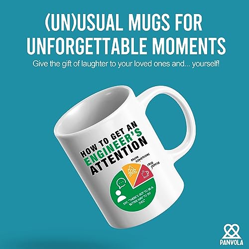 How To Get An Engineer s Attention Funny For | Ceramic Coffee Mug | 11 OZ
