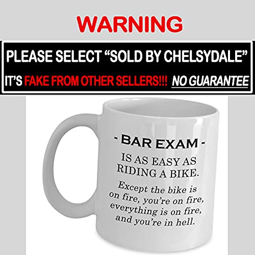 Lawyer Gifts for Men Women Bar Exam Easy on | Ceramic Coffee Mug | 11 OZ