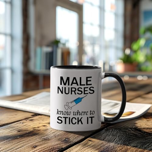 YHRJWN Nurse Gifts Male Nurses Week | Ceramic Coffee Mug | 11 OZ