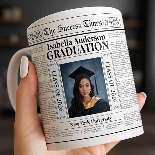 Personalized Graduation Class of 2026 | Customised Coffee Mug | 11 OZ