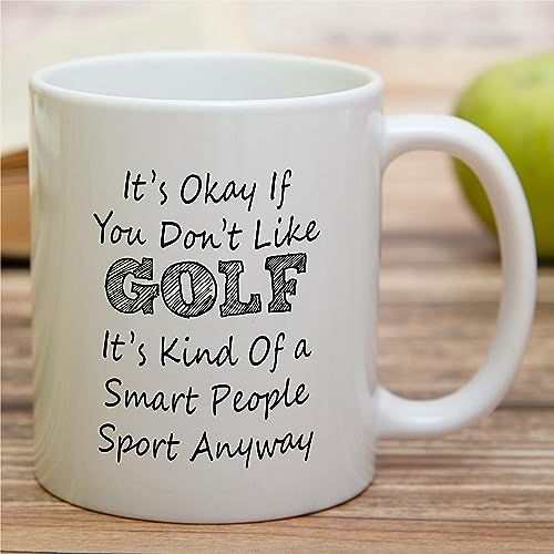 Funny Golfer Gift It s Smart People Sport Golf | Ceramic Coffee Mug | 11 OZ