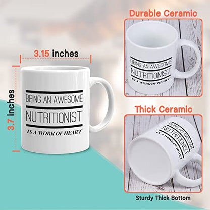 Being an Awesome Nutritionist Dietitian | Ceramic Coffee Mug | 11 OZ