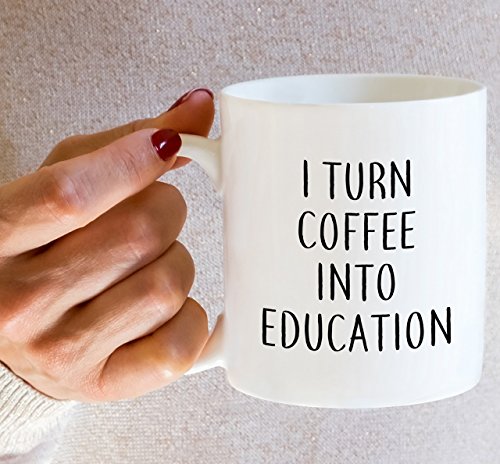 Funny I Turn Into Education Sarcasm Sarcastic | Ceramic Coffee Mug | 11 OZ