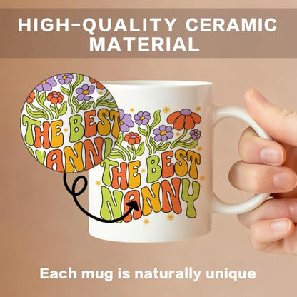 The Best Nanny Funny Theme for Postpartum | Ceramic Coffee Mug | 11 OZ