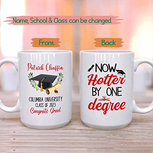 Personalized Graduation Now Hotter By One | Customised Coffee Mug | 11 OZ