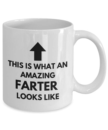 Amazing Farter | Ceramic Coffee Mug | Father's Day Gift | Stylish Printed Design | Tea & Coffee Cup | 11oz