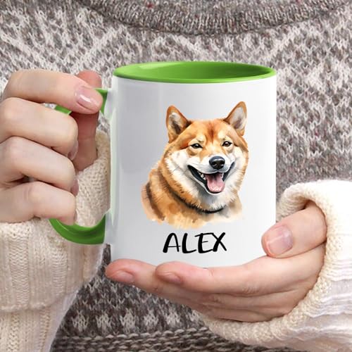 Personalized Shiba Inu Unique Dog | Customised Coffee Mug | 11 OZ