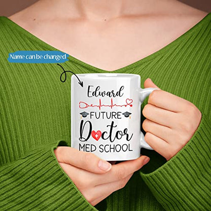 Custom Future Doctor Name Personalized New | Customised Coffee Mug | 11 OZ