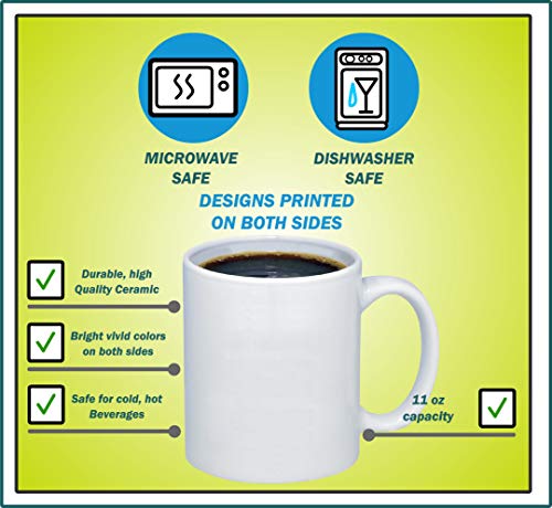 A014 Employee Of The Month Funny Gift for | Ceramic Coffee Mug | 11 OZ