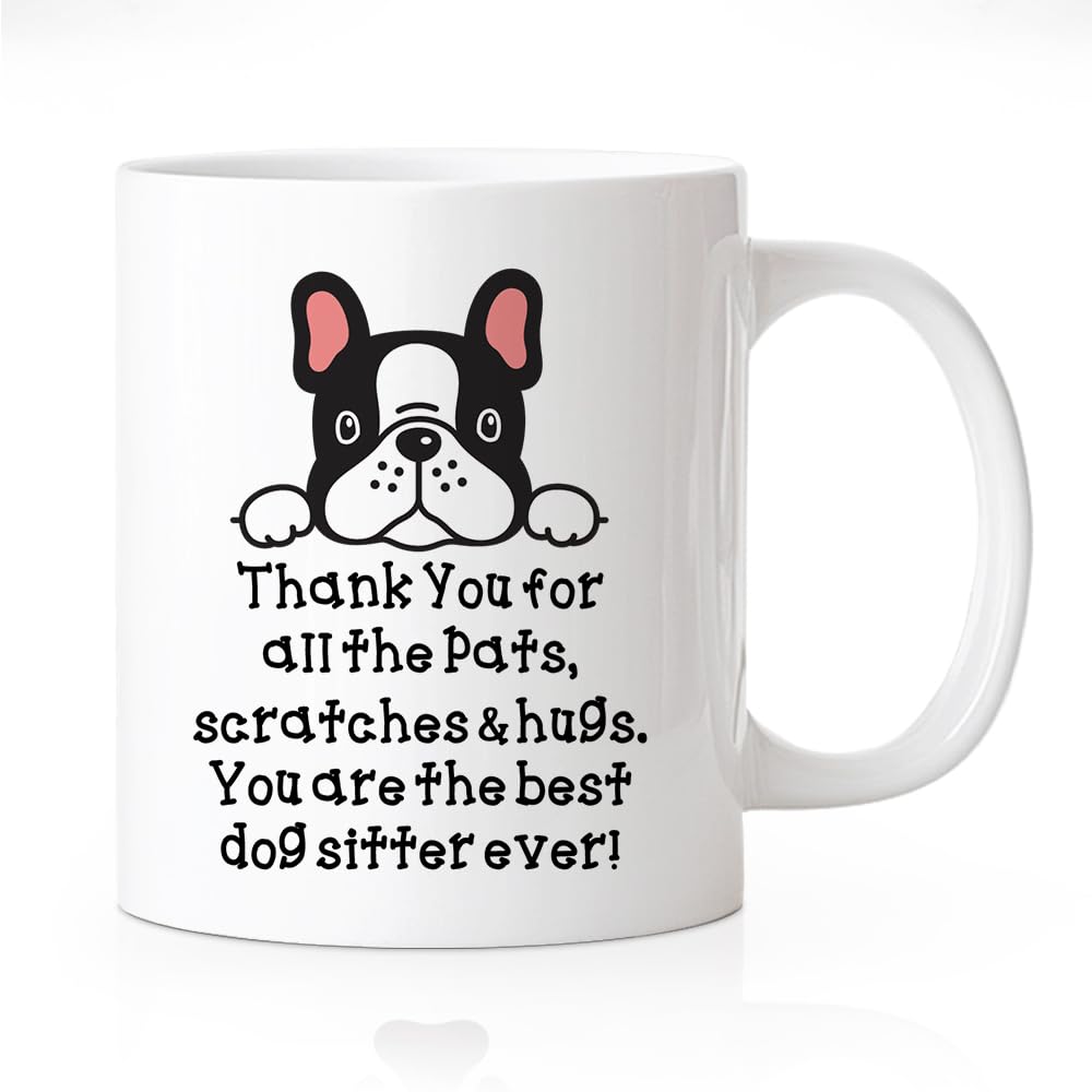 Best Dog Sitter Ever 11 Ounces White Novelty | Ceramic Coffee Mug | Father's Day Gift | Stylish Printed Design | Tea & Coffee Cup | 11oz