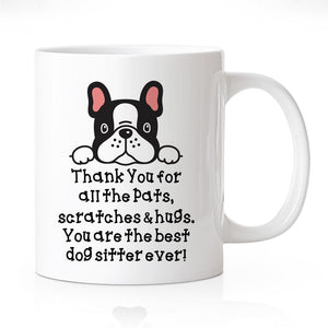 Best Dog Sitter Ever 11 Ounces White Novelty | Ceramic Coffee Mug | Father's Day Gift | Stylish Printed Design | Tea & Coffee Cup | 11oz