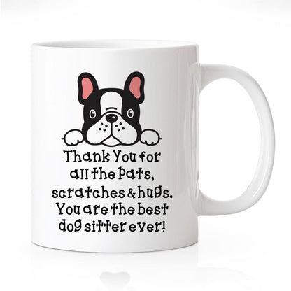 Best Dog Sitter Ever 11 Ounces White Novelty | Ceramic Coffee Mug | Father's Day Gift | Stylish Printed Design | Tea & Coffee Cup | 11oz