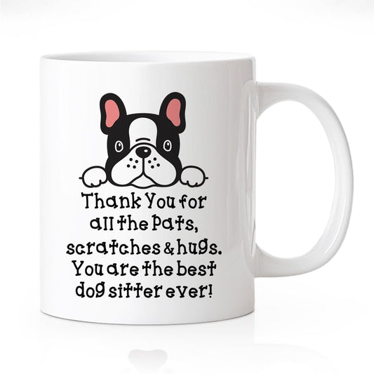 Best Dog Sitter Ever 11 Ounces White Novelty | Ceramic Coffee Mug | Father's Day Gift | Stylish Printed Design | Tea & Coffee Cup | 11oz