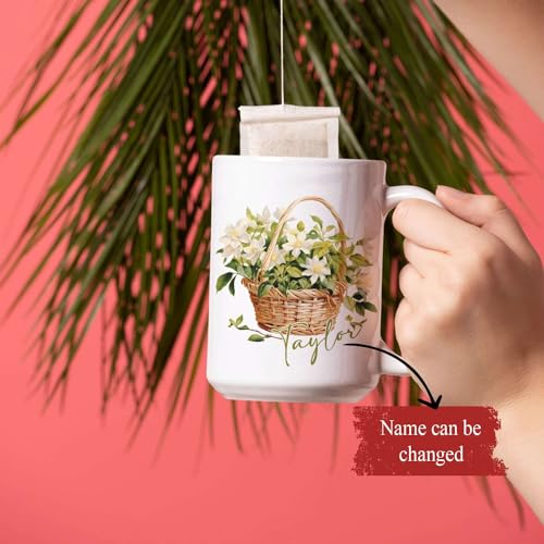 Beautiful Customized Magnolia Personalized | Customised Coffee Mug | 11 OZ