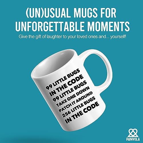 99 Little Bugs In The Code Take One Down | Ceramic Coffee Mug | 11 OZ