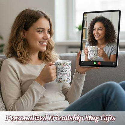 Wrappiness Gifts for My Best Friend Woman Wish | Ceramic Coffee Mug | 11 OZ