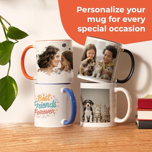 Personalized Custom with Photo or Text | Customised Coffee Mug | 11 OZ