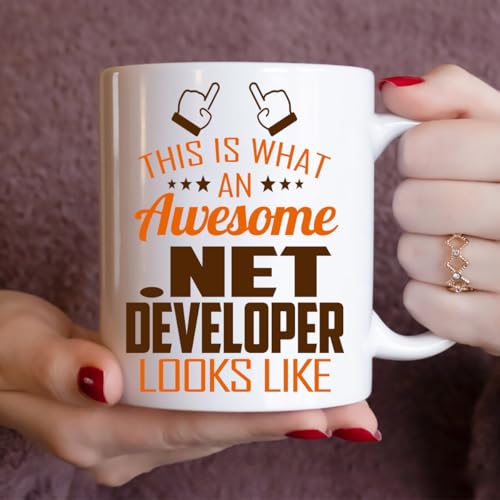 Awesome Net Developer This Is What an Looks | Ceramic Coffee Mug | 11 OZ