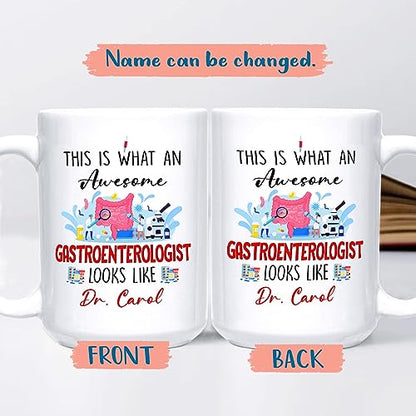 Personalized Name Gastroenterologists This | Customised Coffee Mug | 11 OZ