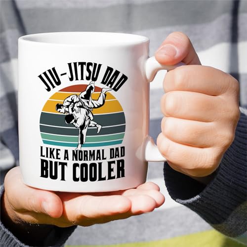 Funny Jiu-Jitsu Dad Humorous Gift for BJJ | Ceramic Coffee Mug | 11 OZ