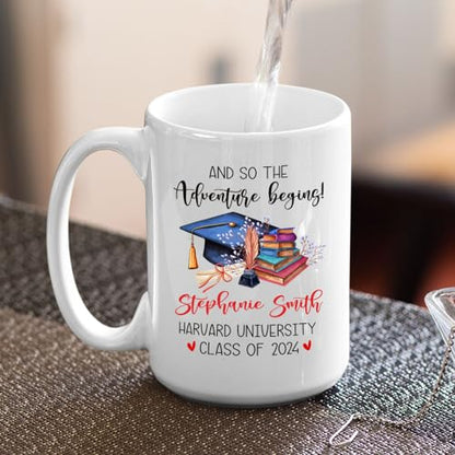 Personalized Name School Class Graduation | Customised Coffee Mug | 11 OZ